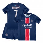 Nogometni Dresovi Paris Saint-Germain Mbappé 7 Dječji Domaći 2024-25 Kratkih Rukava Nogometni Dresovi Paris Saint-Germain Mbappé 7 Dječji Domaći 2024-25 Kratkih Rukava